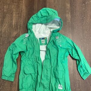 MEC Kids Bright Green Hooded Raincoat